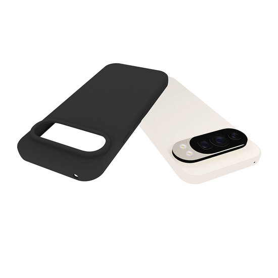 Google Pixel 10 / Google Pixel 10 Pro Hoesje - MobyDefend TPU Backcover - Mat Zwart