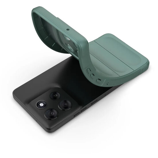 Motorola Moto G86 Hoesje - MobyDefend TPU Gripcase - Groen