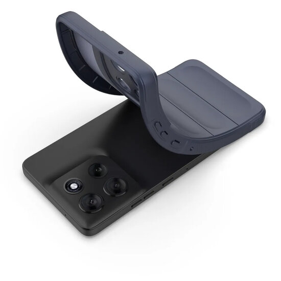 Motorola Moto G86 Hoesje - MobyDefend TPU Gripcase - Blauw