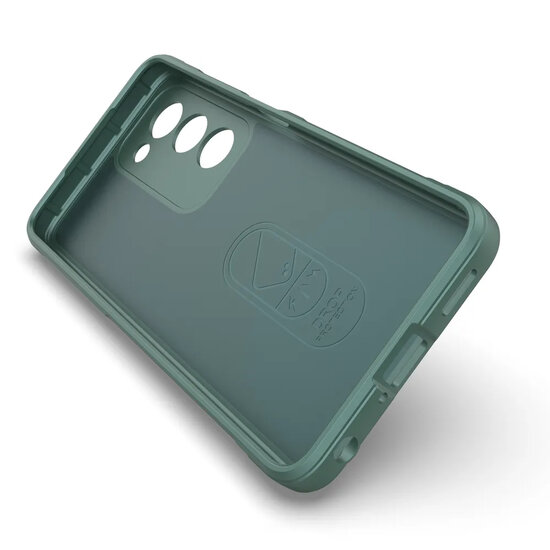 Oppo A5 5G Hoesje - MobyDefend TPU Gripcase - Groen