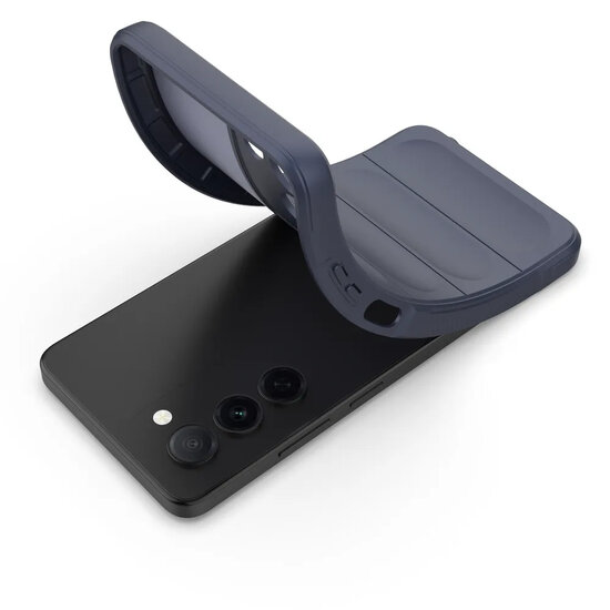 Oppo A5 5G Hoesje - MobyDefend TPU Gripcase - Blauw