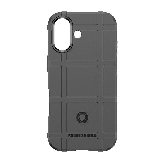 iPhone 17 Hoesje - Mobydefend Rugged Shield TPU Backcover - Blauw