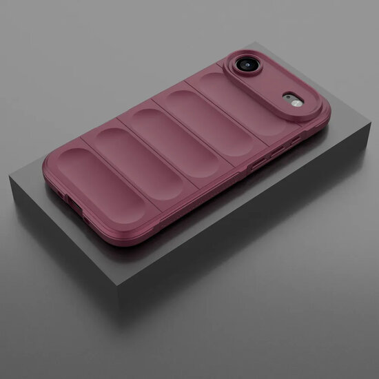 iPhone Air Hoesje - MobyDefend TPU Gripcase - Donkerpaars