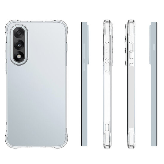 OnePlus Nord 5 Hoesje - MobyDefend Transparante Shockproof TPU Backcover - Verstevigde Hoeken - Volledig Doorzichtig