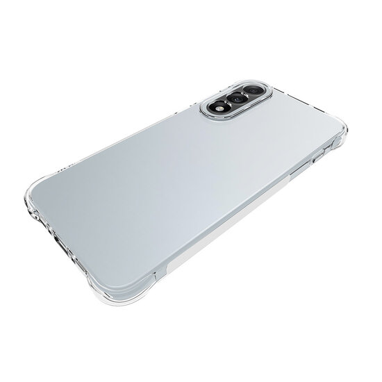 OnePlus Nord 5 Hoesje - MobyDefend Transparante Shockproof TPU Backcover - Verstevigde Hoeken - Volledig Doorzichtig
