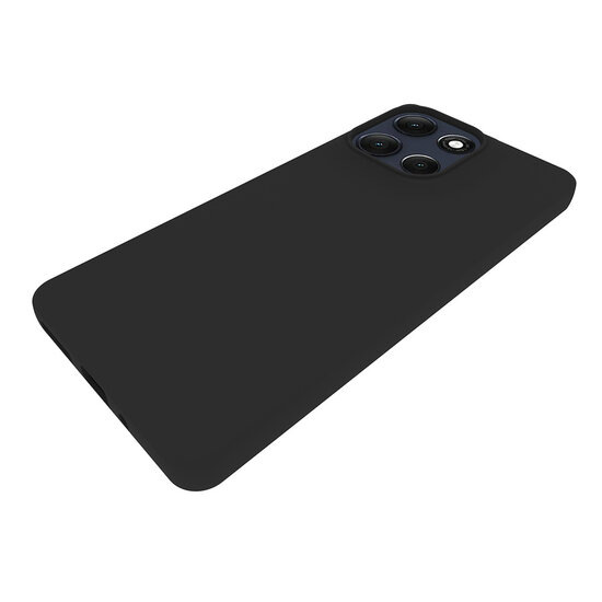 Motorola Moto G86 Power Hoesje - MobyDefend TPU Backcover - Mat Zwart