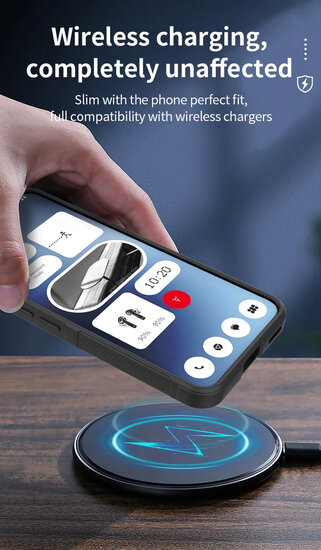 Nothing Phone (3) Hoesje - MobyDefend TPU Gripcase - Blauw