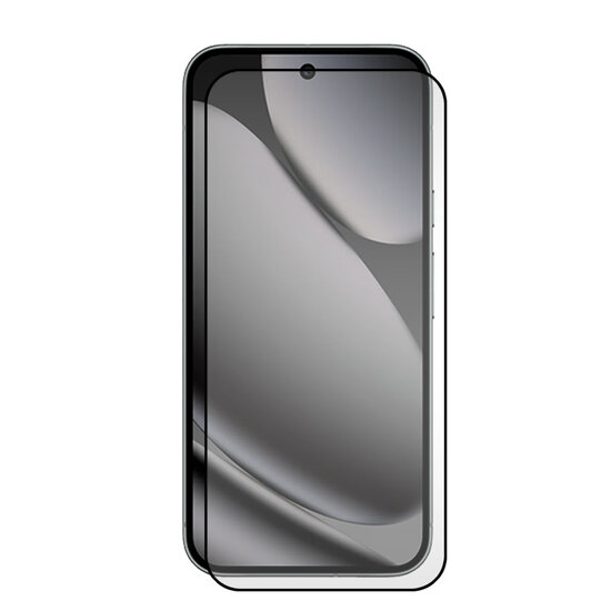 3-Pack Google Pixel 10 Pro XL Screenprotectors - MobyDefend Screensavers Met Zwarte Randen - Gehard Glas 