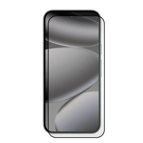 3-Pack Google Pixel 10 Pro Screenprotectors - MobyDefend Screensavers Met Zwarte Randen - Gehard Glas 