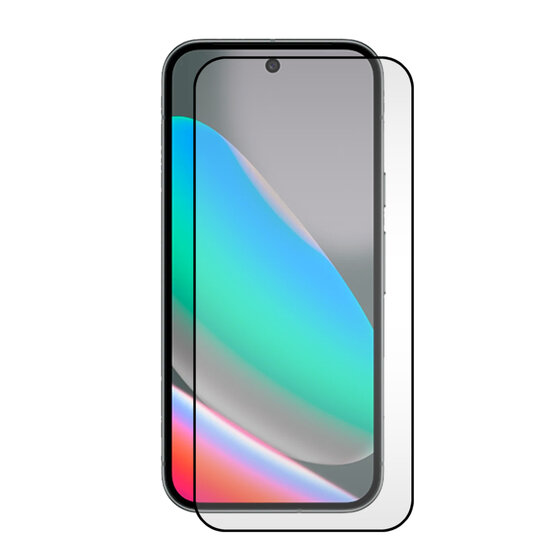 3-Pack Google Pixel 10 Screenprotectors - MobyDefend Screensavers Met Zwarte Randen - Gehard Glas 