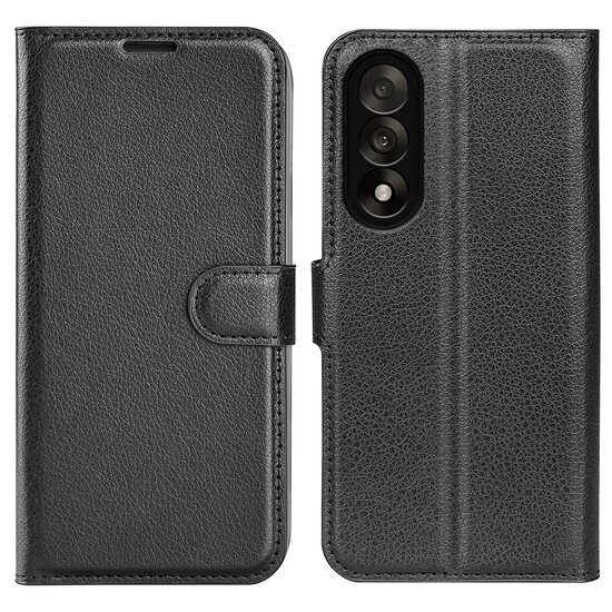OnePlus Nord 5 Hoesje - MobyDefend Kunstleren Wallet Book Case (Sluiting Voorkant) - Zwart