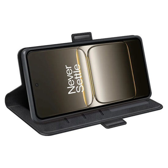 OnePlus Nord 5 Hoesje - MobyDefend Luxe Wallet Book Case (Sluiting Zijkant) - Zwart