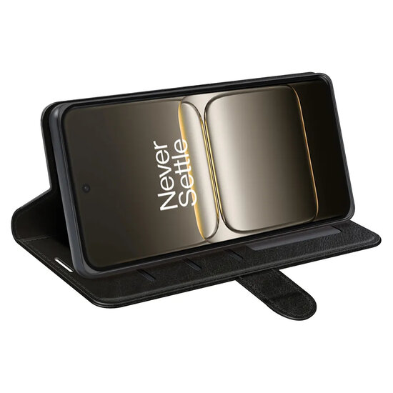 OnePlus Nord 5 Hoesje - MobyDefend Wallet Book Case (Sluiting Achterkant) - Zwart