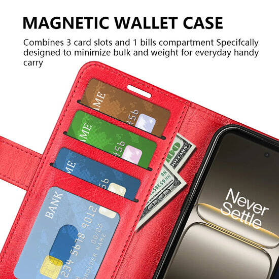 OnePlus Nord CE 5 Hoesje - MobyDefend Wallet Book Case (Sluiting Achterkant) - Bruin