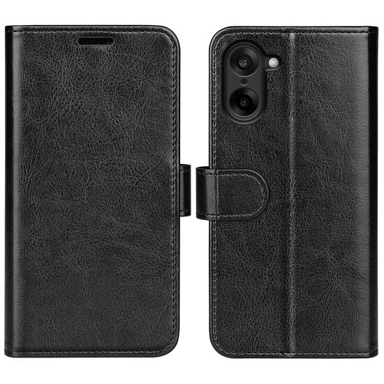 OnePlus Nord CE 5 Hoesje - MobyDefend Wallet Book Case (Sluiting Achterkant) - Zwart