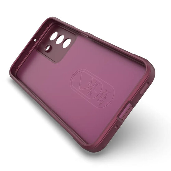 Samsung Galaxy A17 / A18 Hoesje - MobyDefend TPU Gripcase - Donkerpaars
