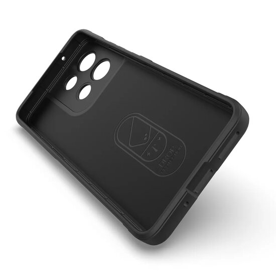 Motorola Moto G86 Power Hoesje - MobyDefend TPU Gripcase - Zwart
