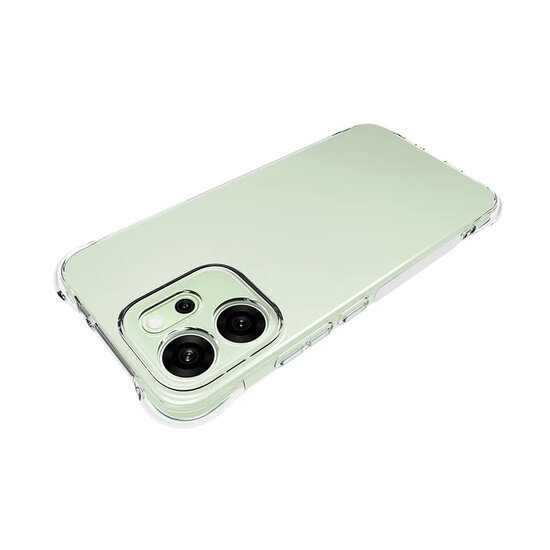 Oppo Reno14 F / Oppo Reno14 FS Hoesje - MobyDefend Transparante Shockproof TPU Backcover - Verstevigde Hoeken - Volledig Doorzichtig