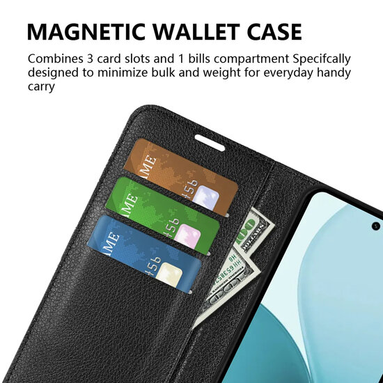 Oppo Reno14 Hoesje - MobyDefend Kunstleren Wallet Book Case (Sluiting Voorkant) - Bruin