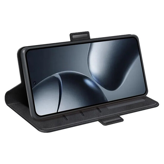 Xiaomi 15T Pro Hoesje - MobyDefend Luxe Wallet Book Case (Sluiting Zijkant) - Zwart