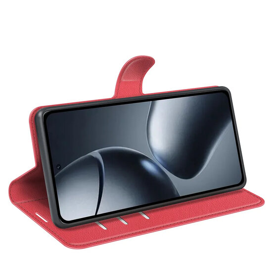 Xiaomi 15T Pro Hoesje - MobyDefend Kunstleren Wallet Book Case (Sluiting Voorkant) - Rood