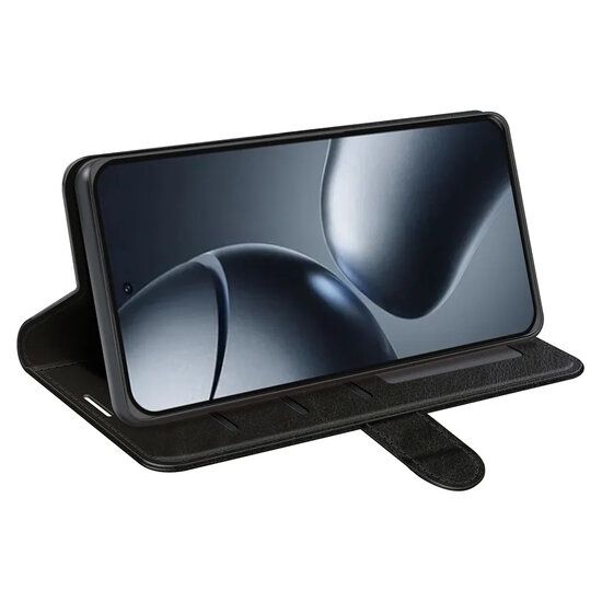 Xiaomi 15T Pro Hoesje - MobyDefend Wallet Book Case (Sluiting Achterkant) - Zwart