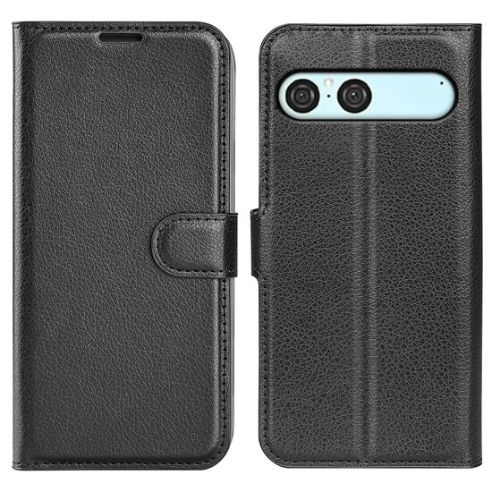 Sony Xperia 10 VII Hoesje - MobyDefend Kunstleren Wallet Book Case (Sluiting Voorkant) - Zwart