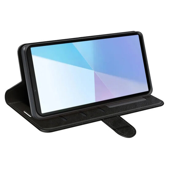 Sony Xperia 10 VII Hoesje - MobyDefend Wallet Book Case (Sluiting Achterkant) - Zwart