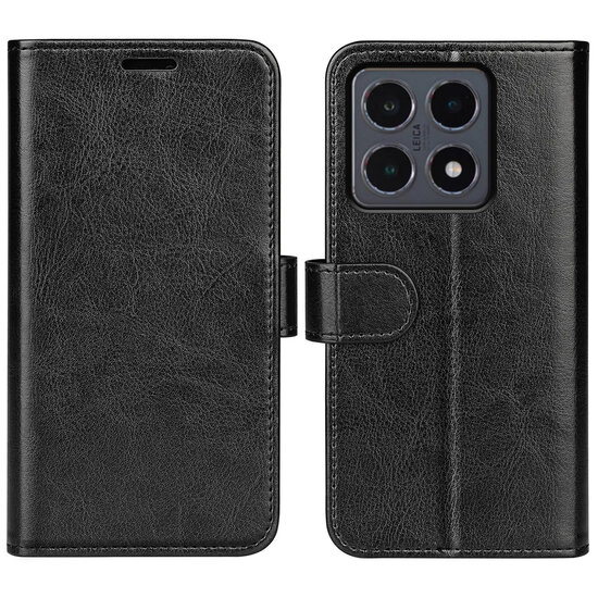 Xiaomi 15T Hoesje - MobyDefend Wallet Book Case (Sluiting Achterkant) - Zwart