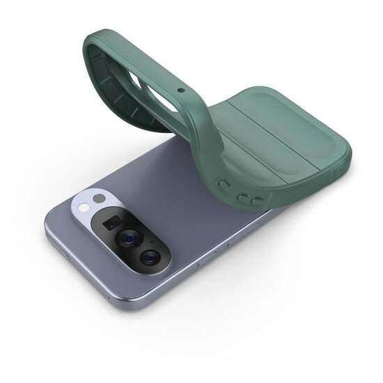 Google Pixel 10 / Google Pixel 10 Pro Hoesje - MobyDefend TPU Gripcase - Groen