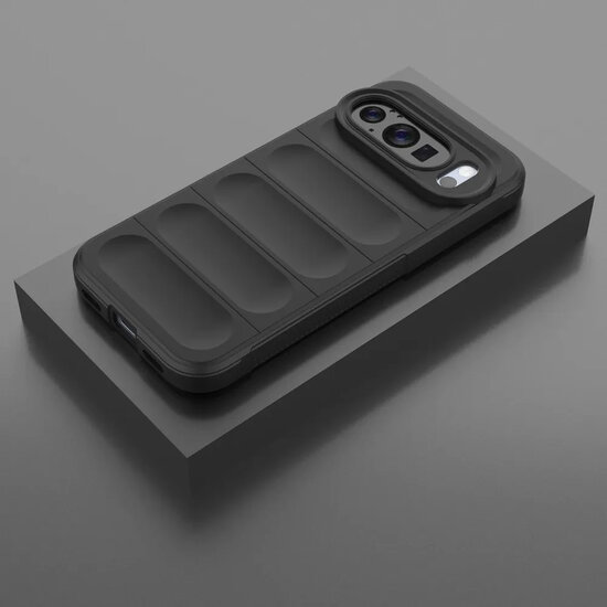 Google Pixel 10 / Google Pixel 10 Pro Hoesje - MobyDefend TPU Gripcase - Zwart