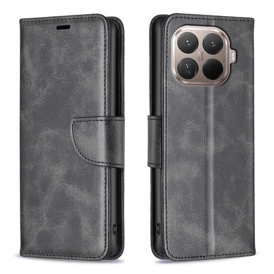 Xiaomi 15T Pro Hoesje - MobyDefend Wallet Book Case Met Koord - Zwart