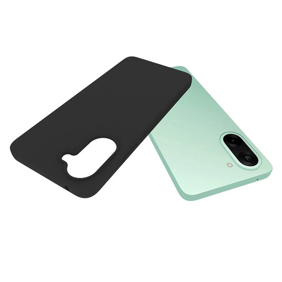 OnePlus Nord CE 5 Hoesje - MobyDefend TPU Backcover - Mat Zwart