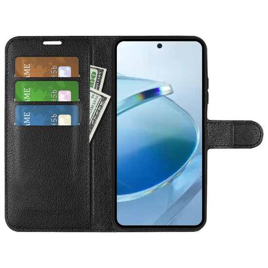 Xiaomi Redmi 15C 4G Hoesje - MobyDefend Kunstleren Wallet Book Case (Sluiting Voorkant) - Zwart