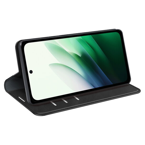 Xiaomi Redmi 15 5G Hoesje - MobyDefend Luxe Wallet Bookcase (Magnetische Sluiting) - Zwart