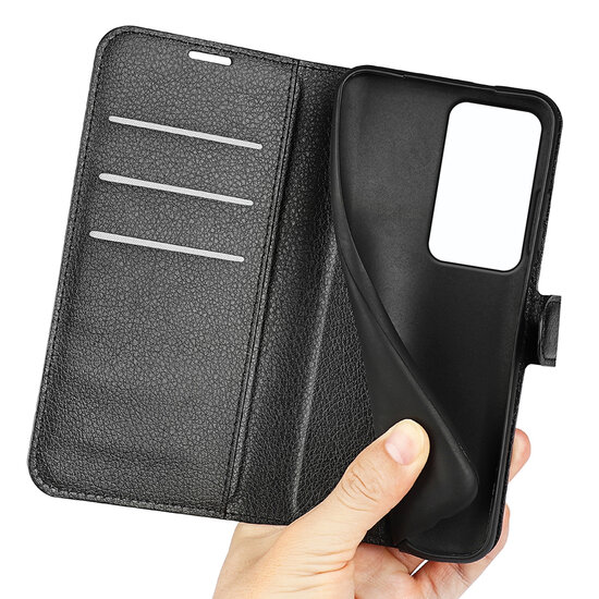 Xiaomi Redmi 15 5G Hoesje - MobyDefend Kunstleren Wallet Book Case (Sluiting Voorkant) - Zwart