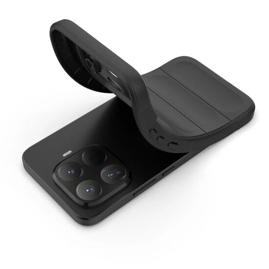 Xiaomi 15T Pro Hoesje - MobyDefend TPU Gripcase - Zwart