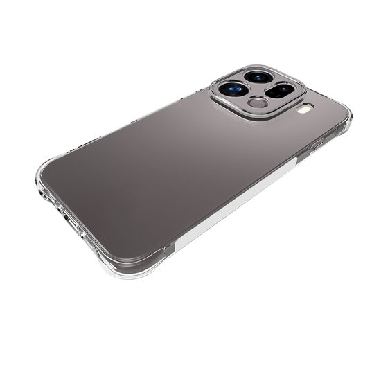 Oppo Find X9 Pro Hoesje - MobyDefend Transparante Shockproof TPU Backcover - Verstevigde Hoeken - Volledig Doorzichtig