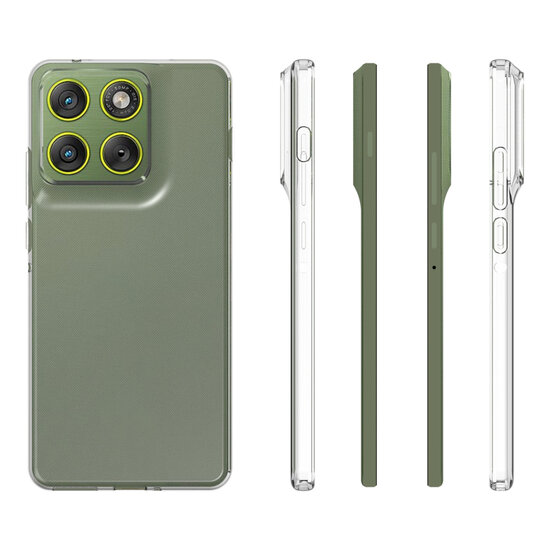 Motorola Edge 70 Hoesje - MobyDefend Transparante TPU Backcover - Volledig Doorzichtig