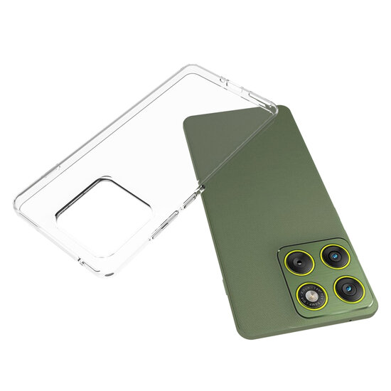 Motorola Edge 70 Hoesje - MobyDefend Transparante TPU Backcover - Volledig Doorzichtig