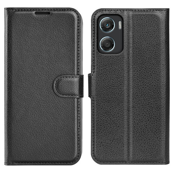Motorola Moto G06 / Motorola Moto G06 Power Hoesje - MobyDefend Kunstleren Wallet Book Case (Sluiting Voorkant) - Zwart