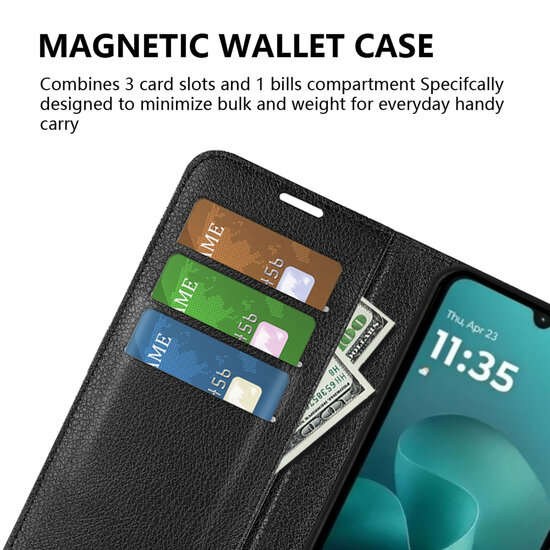 Motorola Moto G06 / Motorola Moto G06 Power Hoesje - MobyDefend Kunstleren Wallet Book Case (Sluiting Voorkant) - Bruin