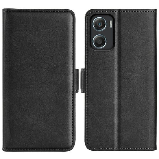 Motorola Moto G06 / Motorola Moto G06 Power Hoesje - MobyDefend Luxe Wallet Book Case (Sluiting Zijkant) - Zwart