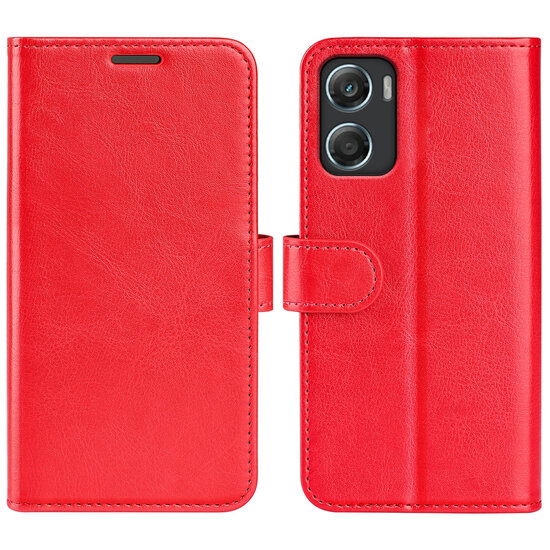 Motorola Moto G06 / Motorola Moto G06 Power Hoesje - MobyDefend Wallet Book Case (Sluiting Achterkant) - Rood