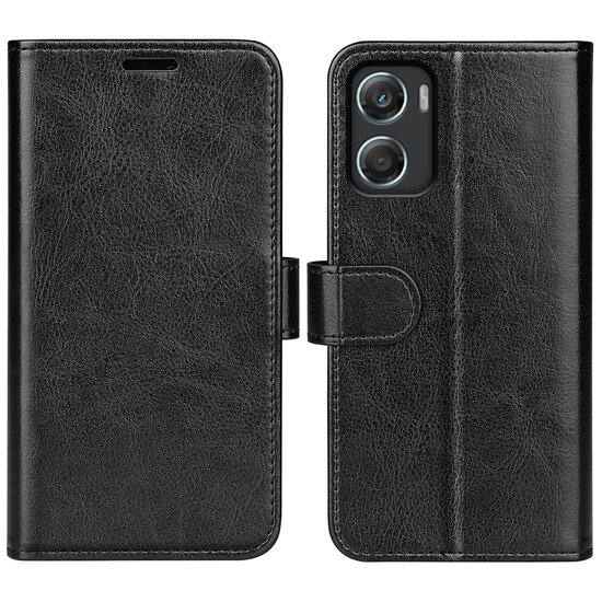 Motorola Moto G06 / Motorola Moto G06 Power Hoesje - MobyDefend Wallet Book Case (Sluiting Achterkant) - Zwart