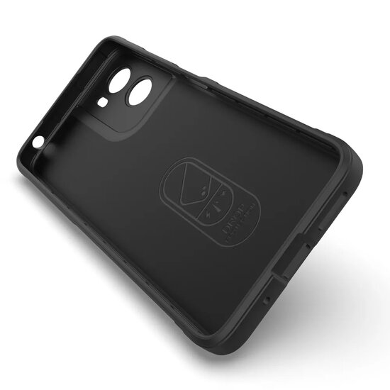 Motorola Moto G06 / Motorola Moto G06 Power Hoesje - MobyDefend TPU Gripcase - Zwart