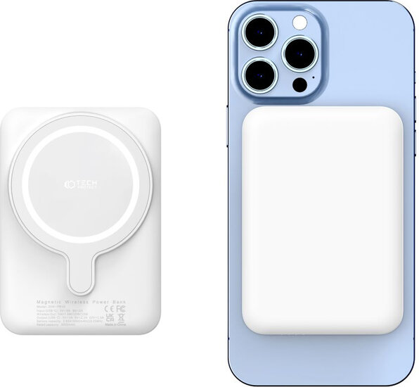 Tech-Protect MagSafe Powerbank - 5000mAh - Wit