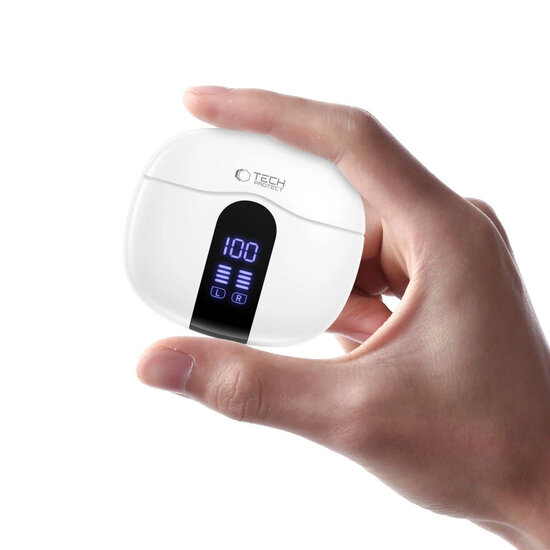 Tech-Protect Ultraboost TWS Earphone Core G2 - Wit