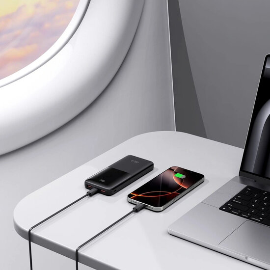 Tech-Protect PB01 Powerbank 10000mAh 22.5W - Zwart