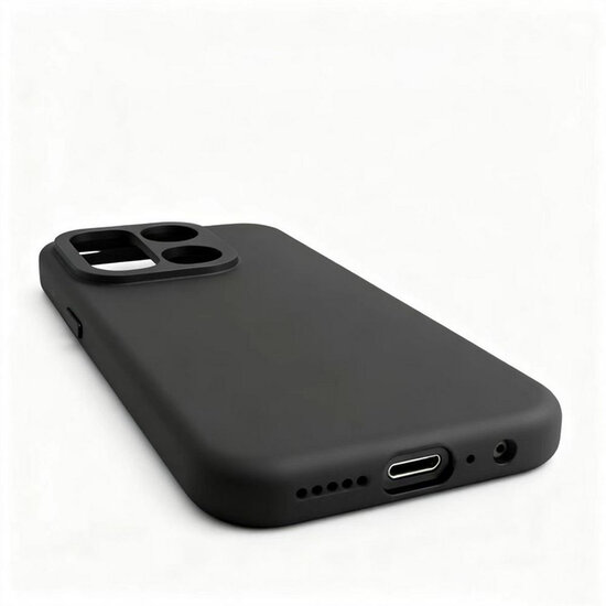 OnePlus 15 Hoesje - MobyDefend TPU Backcover - Mat Zwart